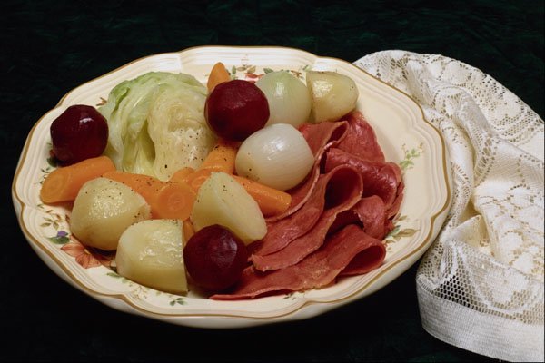 710010 Corned Beef And Cabbage A4 Photo Print