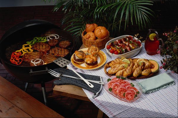 710014 Steaks, Burgers, Chicken A4 Photo Print