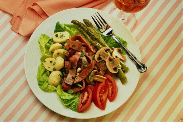 710021 Beef Vegetable Salad A4 Photo Print