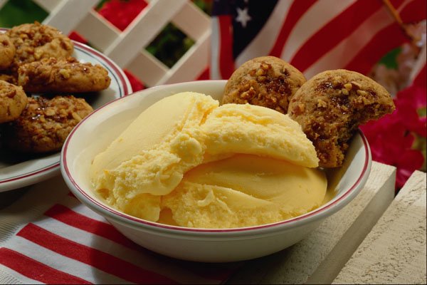 710034 Vanilla Ice Cream A4 Photo Print