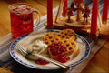 710041 Waffles And Beverage A4 Photo Print