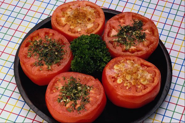 710050 Baked Tomatoes A4 Photo Print