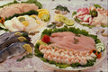 710056 Styled Platters Of Fish On A Bed Of Ice A4 Photo Print