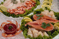 710058 Styled Platters Of Fish On A Bed Of Ice A4 Photo Print