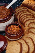 710069 Homemade Beans And Brown Bread A4 Photo Print