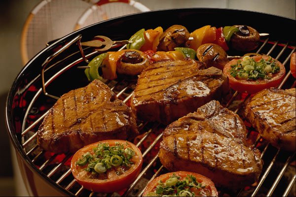 710073 Grilled T bone Steaks A4 Photo Print