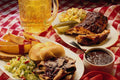 710088 Barbecued Beef On A Kaiser Bun A4 Photo Print