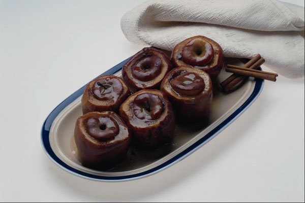 710096 Baked Apples With Cinnamon Sticks A4 Photo Print