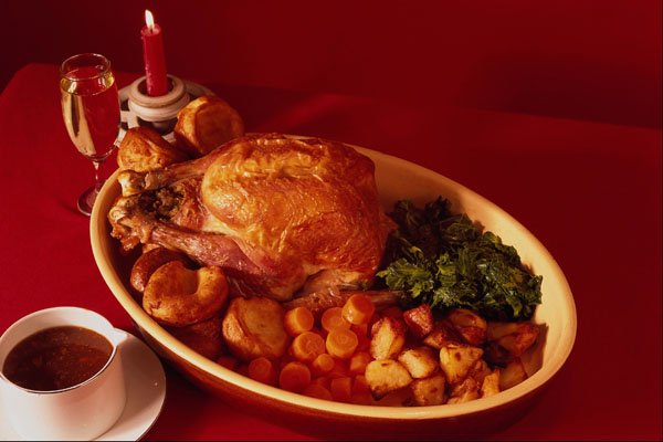 710099 Dinner A4 Photo Print