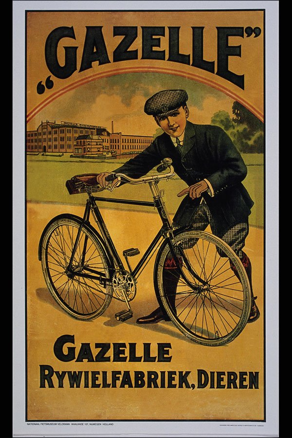 711009 Gazelle Cycles A4 Photo Print