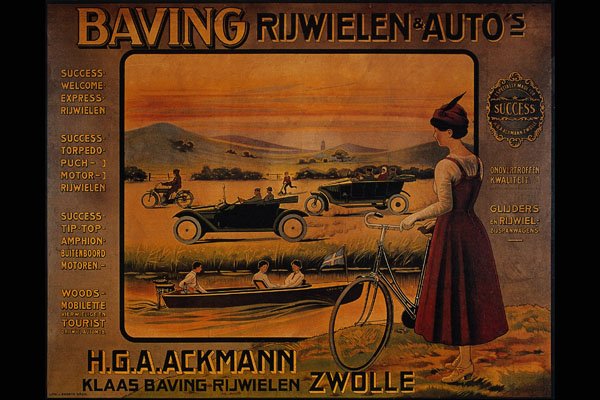 711010 Baving Cycles A4 Photo Print