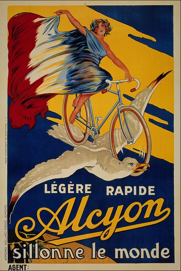 711014 Alcyon Cycles A4 Photo Print