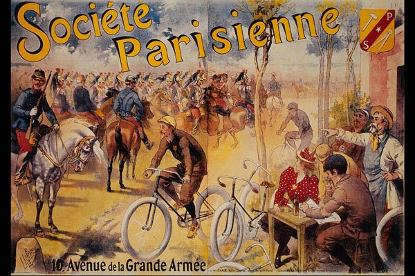 711029 Parisienne Cycles A4 Photo Print