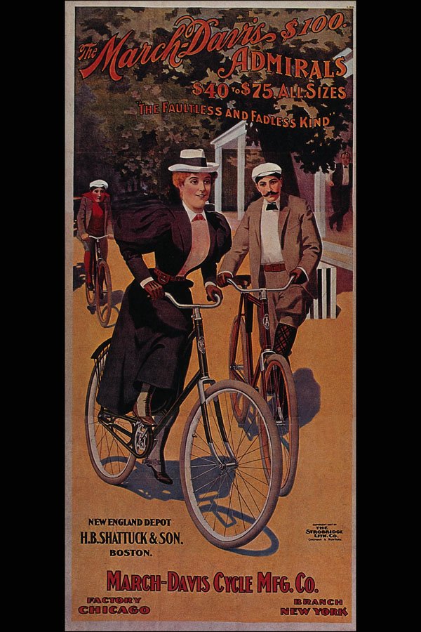 711076 March Davis Cycles A4 Photo Print