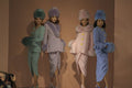 712025 Four Women Wearing Pastel Colored Suits A4 Photo Print