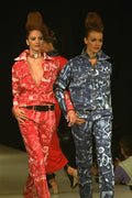 712050 Two Women Wearing Denim Jeans And Jackets A4 Photo Print