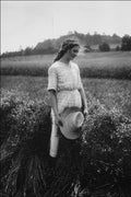 713039 Young Girl On The Farm A4 Photo Print