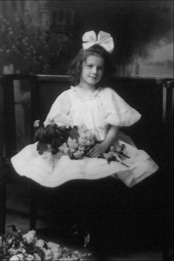 713047 Studio Portrait Of A Beautiful Child A4 Photo Print