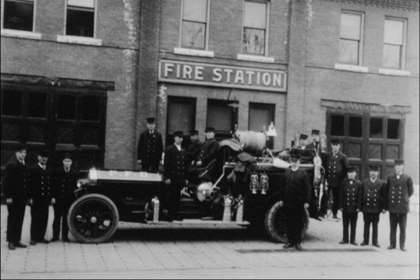 713087 The Firehall  A4 Photo Print
