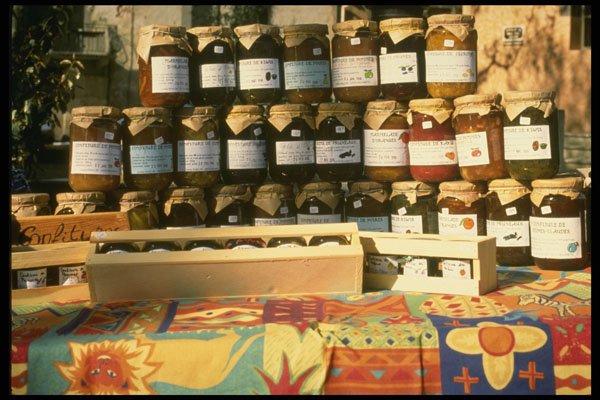 714043 Provence Bedoin Market A4 Photo Print
