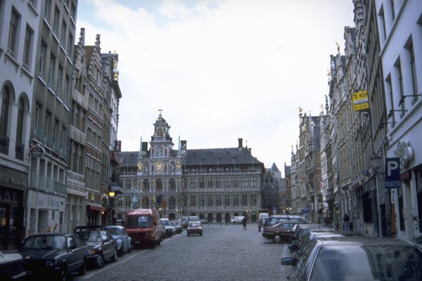 714054 Grote Market With Town Hall, Antwerp, Belgium A4 Photo Print