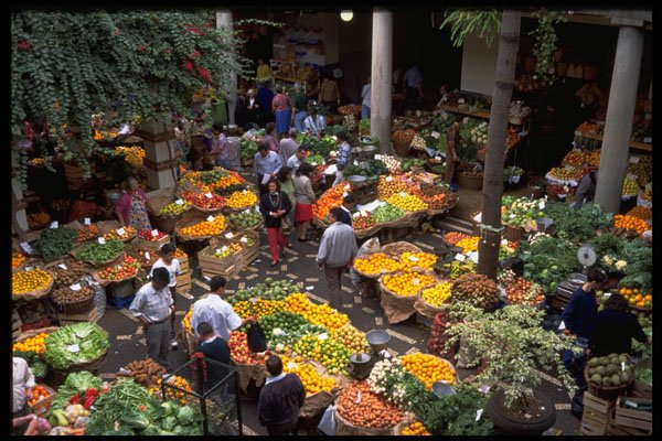 714057 Market, Funchal, Portugal A4 Photo Print