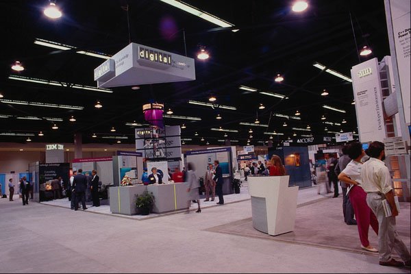 714099 Computer Trade Show A4 Photo Print