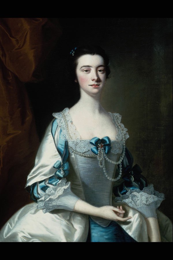 715006 Mrs. Durell, 1746, By Thomas Hudson C117939 A4 Photo Print