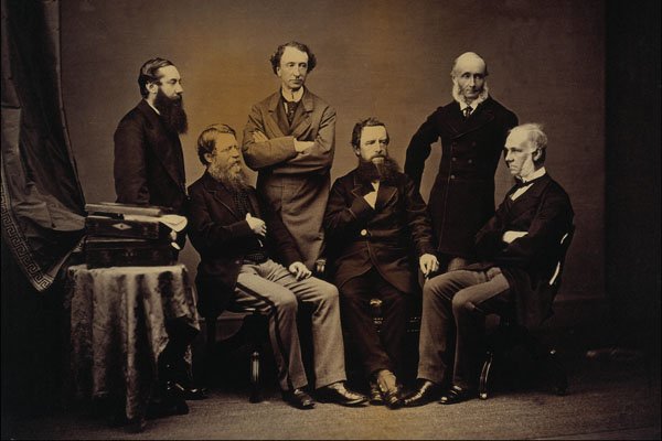 715058 British Commissioners, 1871, Photo By Mathew B. Brady C2422 A4 Photo Print
