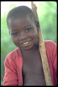 716000 Young Boy, Nampula, Mozambique A4 Photo Print