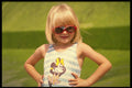 716005 Little Girl, Akimbo, Blackpool, England A4 Photo Print