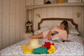 716019 Girl Inside A Caravan A4 Photo Print