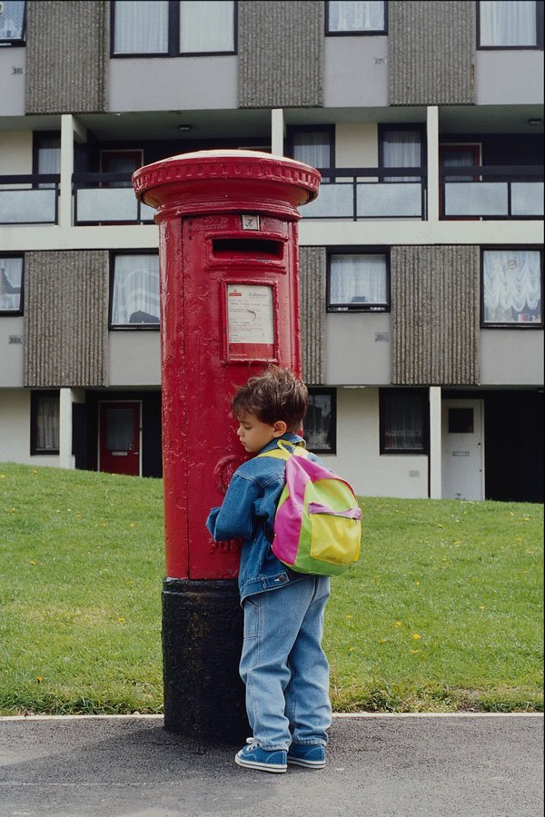 716050 Leaning Against Letterbox A4 Photo Print