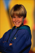 716064 Blonde Boy Smiling A4 Photo Print