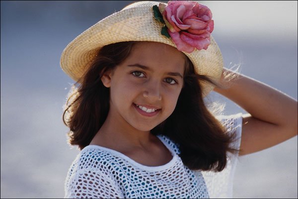 716072 Rose On Hat With Smile A4 Photo Print