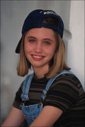 716091 Country Girl With Cap A4 Photo Print