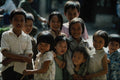 716099 Children Outside Restaurant A4 Photo Print