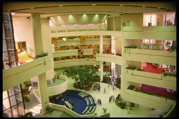 719000 Interior Of Office Building A4 Photo Print