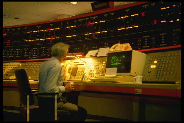 719010 Subway Control Room, Montreal, Quebec, Canada A4 Photo Print