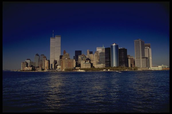 719016 Manhattan Skyline A4 Photo Print