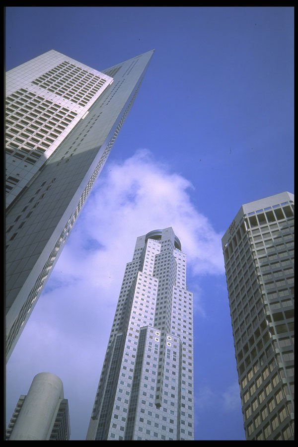 719018 Highrise Buildings, Singapore A4 Photo Print