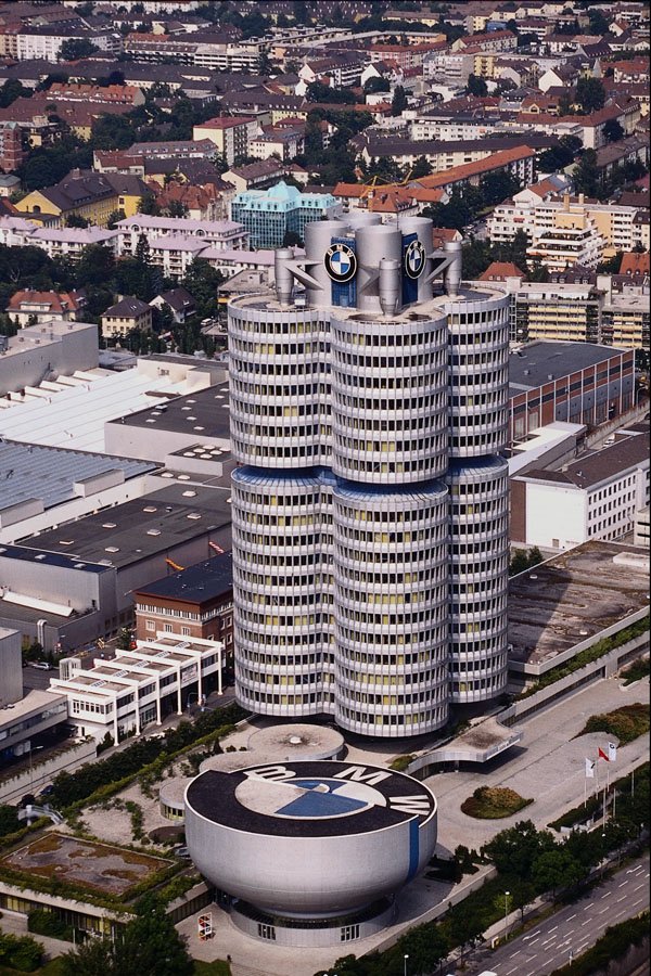 719048 BMW World Headquarters, Munich, Germany A4 Photo Print
