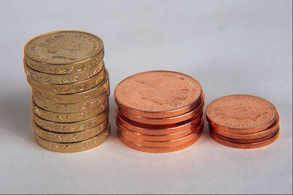 719067 English Currency A4 Photo Print