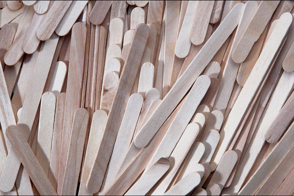 719074 Wooden Stir Sticks A4 Photo Print