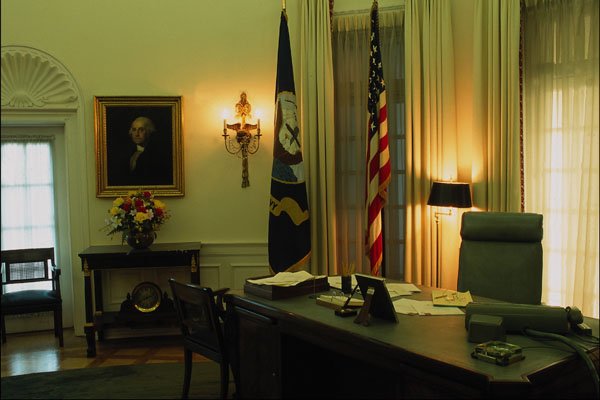 719080 Replica Of The White House Oval Office, Texas, U.S.A. A4 Photo Print