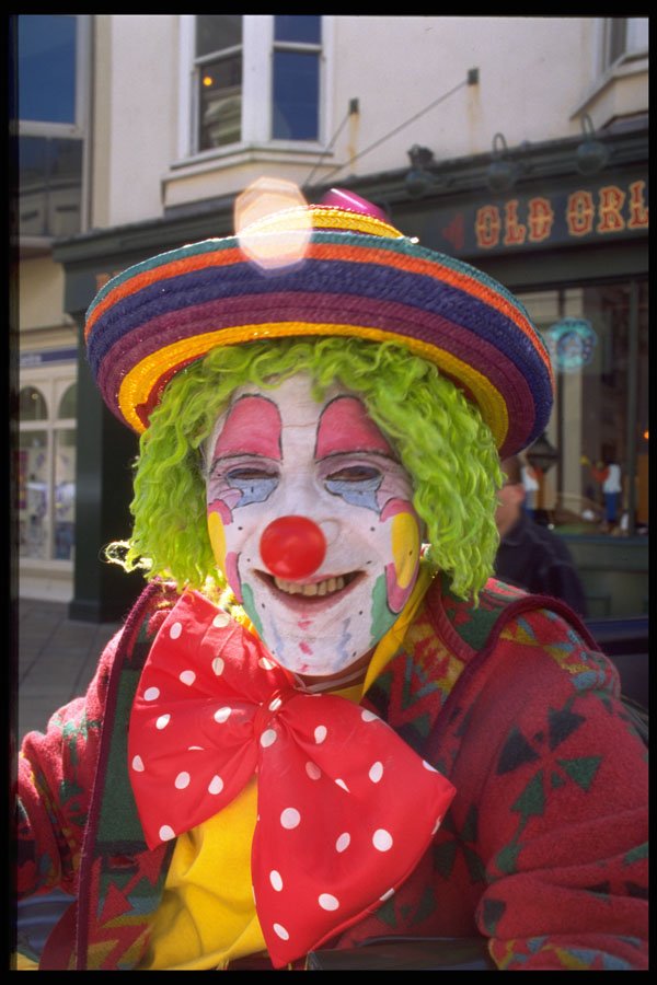 721026 Clown A4 Photo Print