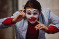 721028 Female Mime A4 Photo Print
