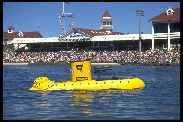 721054 Sea World Submarine A4 Photo Print