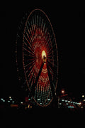 721061 Ferris Wheel At Night At World's Fair A4 Photo Print