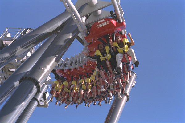 721067 Roller Coaster A4 Photo Print